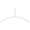 Ekena Millwork Archdale Architectural Grade PVC Gable Bracket, 96"W x 48"H x 4"D x 4"F, 12/12 Pitch GBP096X48X0404ARC00 - alternate 5